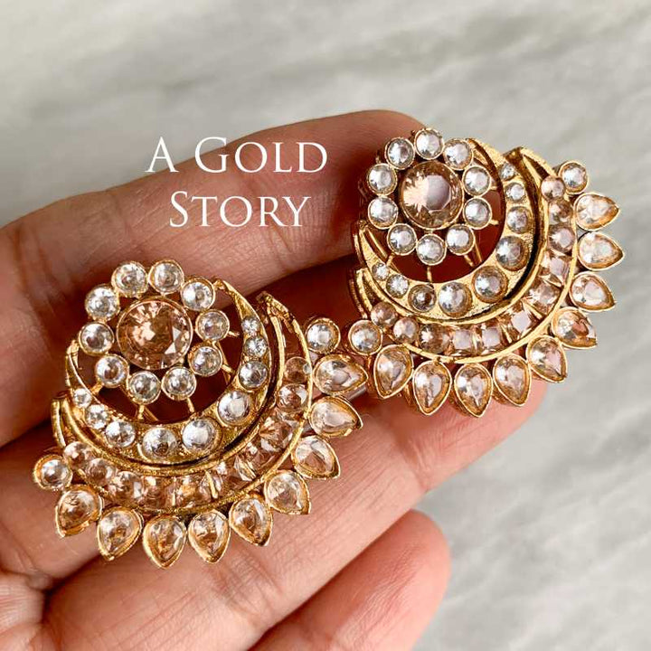 NABIHA EARRINGS CHAMPAGNE