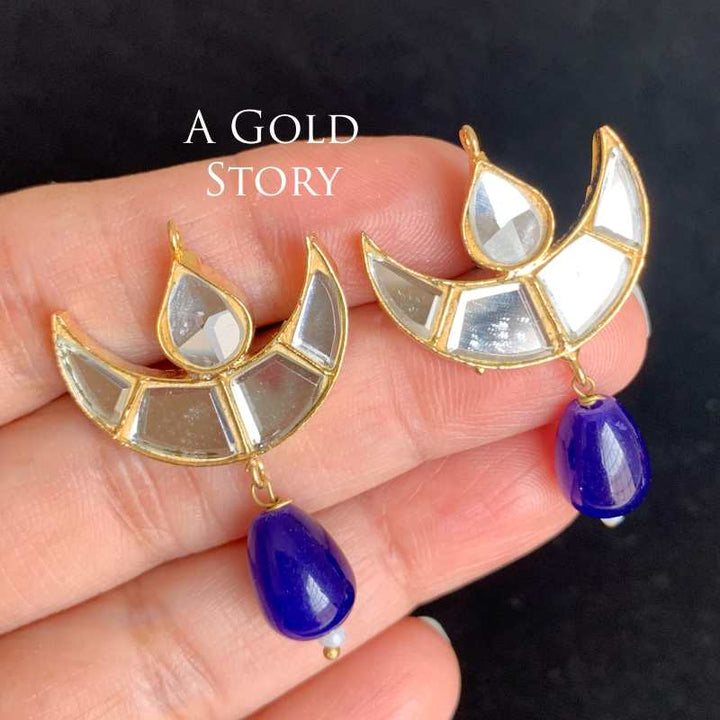 MERA CHAND EARRINGS BLUE