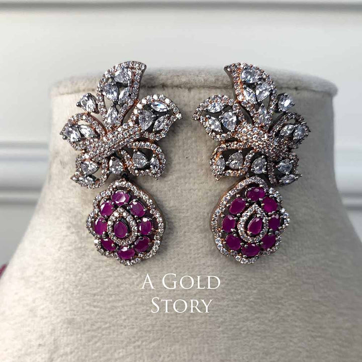 LIYA MAALA SET MAROON/ RED
