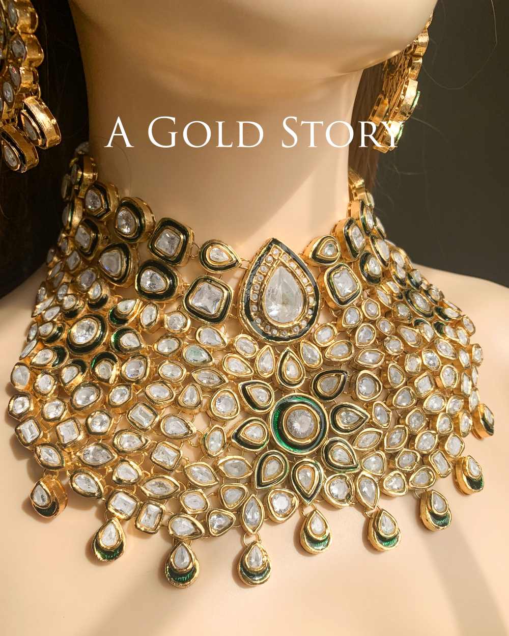 MAHIRA KUNDAN POLKI BRIDAL SET