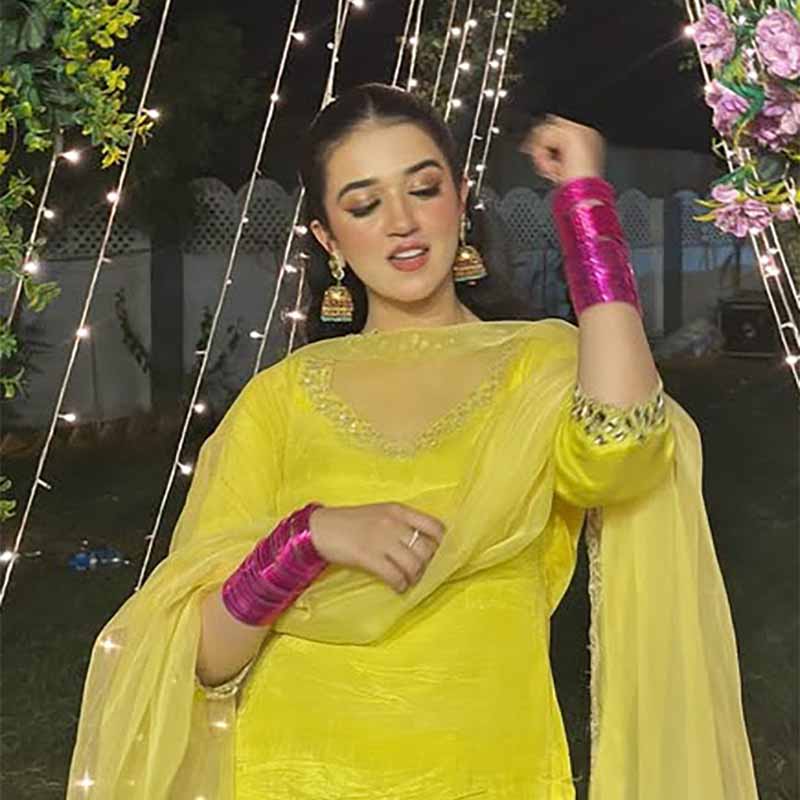 NEHA BANGLES HOT PINK