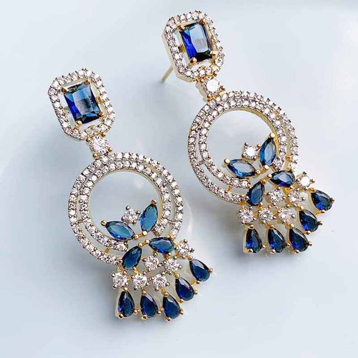 NYLA EARRINGS BLUE