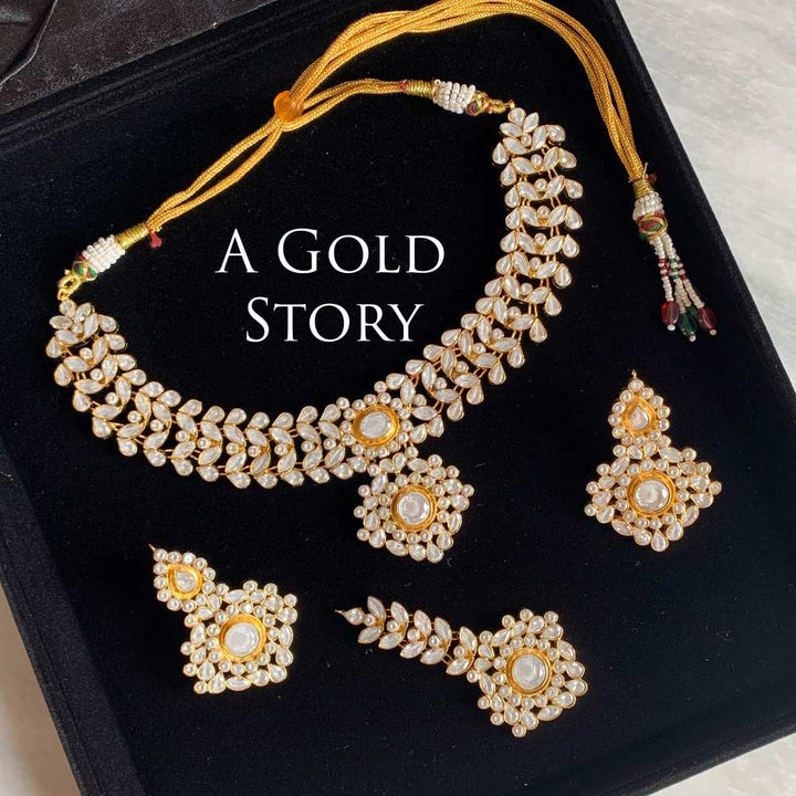 AAZMIN KUNDAN POLKI BRIDAL SET