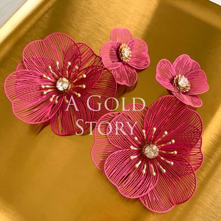 AMELIA EARRINGS PINK