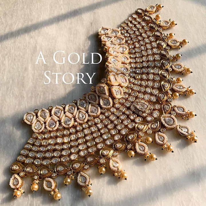 ANDALAH BRIDAL KUNDAN POLKI SET