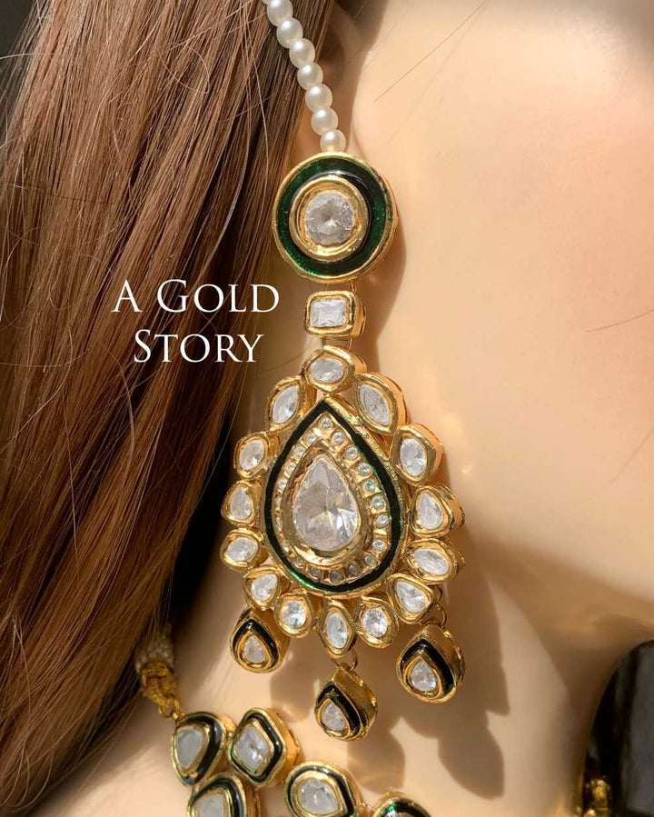 MAHIRA KUNDAN POLKI BRIDAL SET