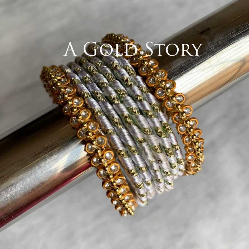 ALEENA BABY BANGLES WHITE