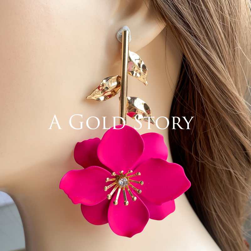 OLIVIA EARRINGS PINK
