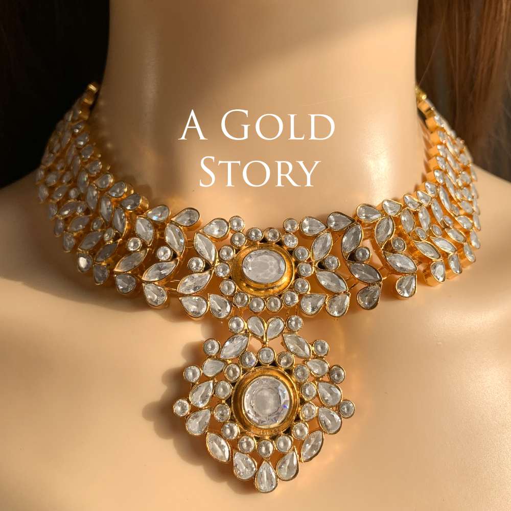 AAZMIN KUNDAN POLKI BRIDAL SET