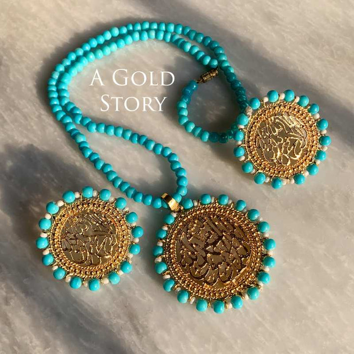 QALMA PENDANT SET FEROZI