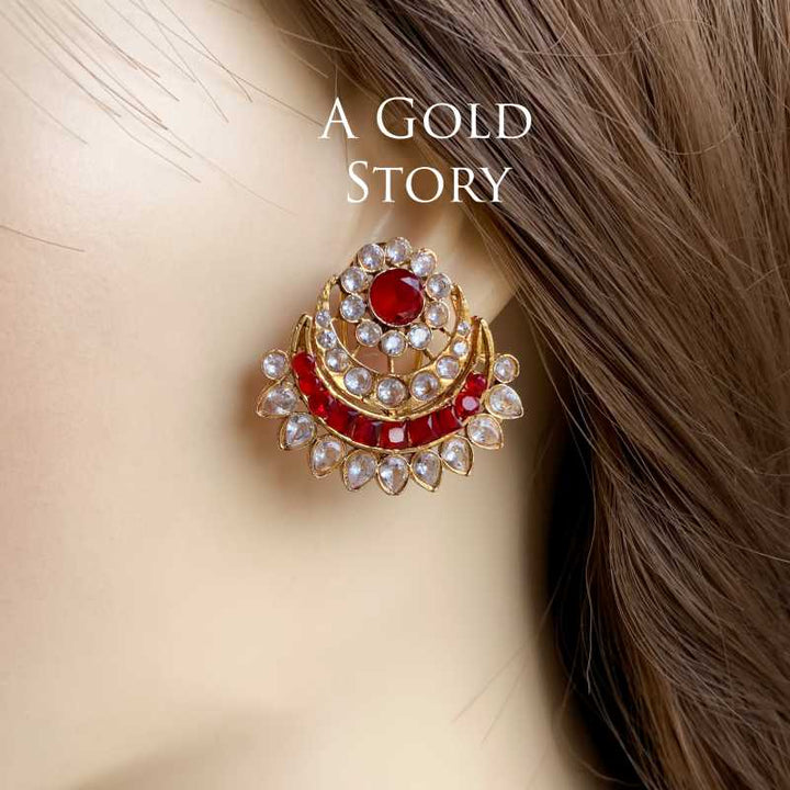 NABIHA EARRINGS RED