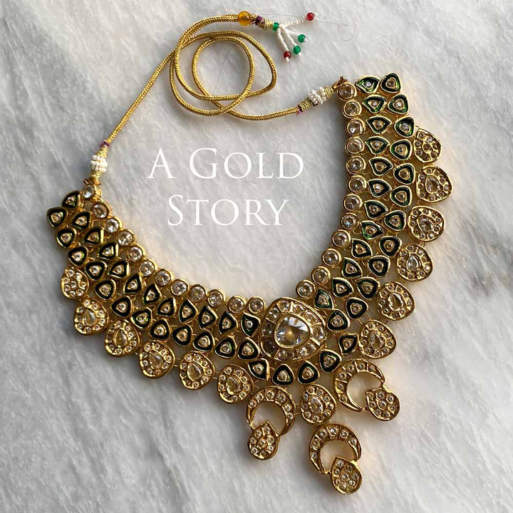 EYANA KUNDAN POLKI BRIDAL SET