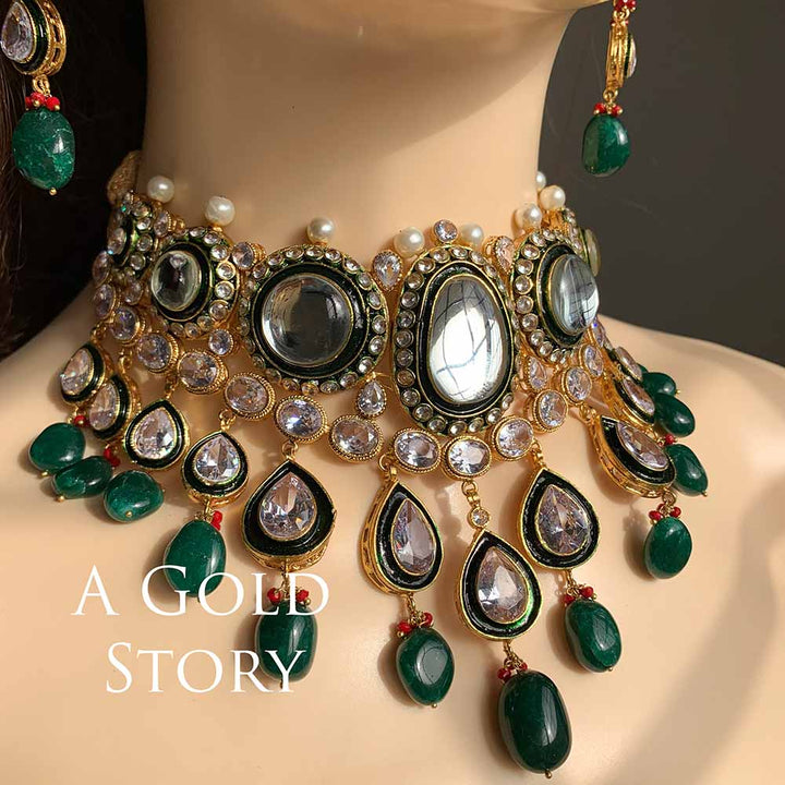 ADORINA BRIDAL POLKI SET