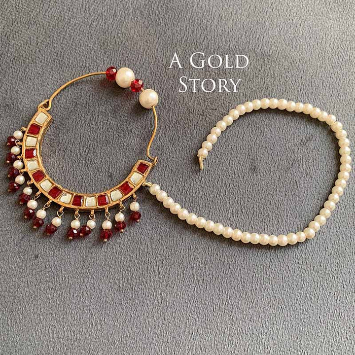 UJALA NOSERING RED/ MAROON