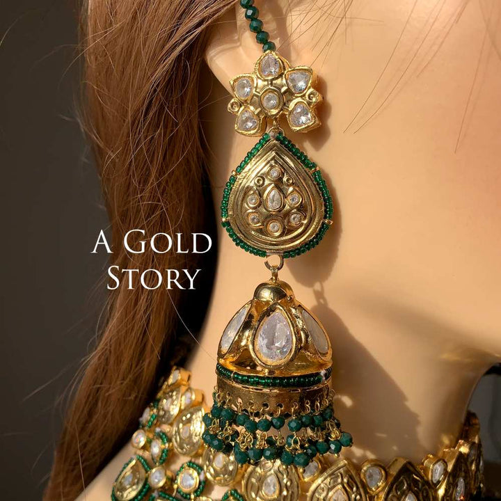 ABQURAH KUNDAN POLKI BRIDAL SET