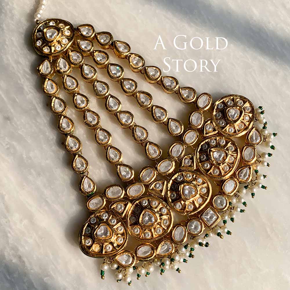JASMINE KUNDAN POLKI BRIDAL SET