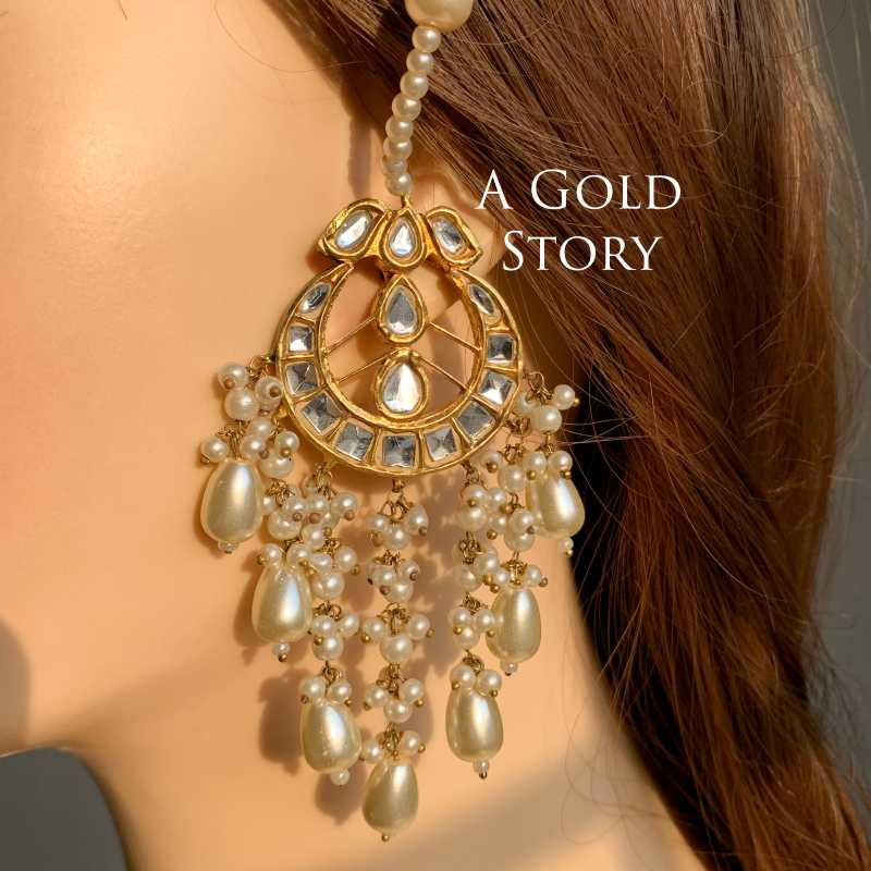 MAHIMA KUDAN EARRINGS PEARL