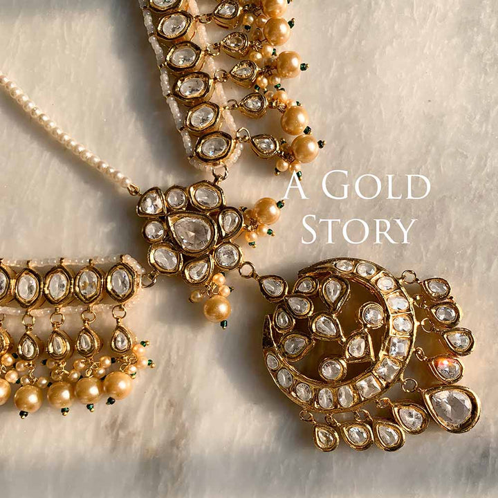 ANDALAH BRIDAL KUNDAN POLKI SET