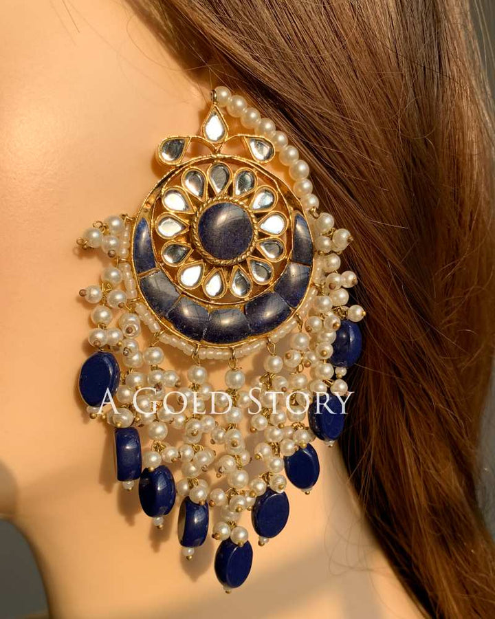 AMIRA EARRINGS BLUE