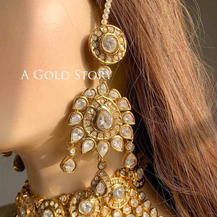 AARA KUNDAN POLKI BRIDAL SET