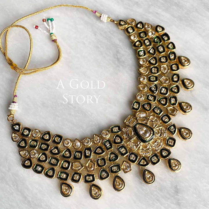 MALIKA JAHAN KUNDAN POLKI BRIDAL SET