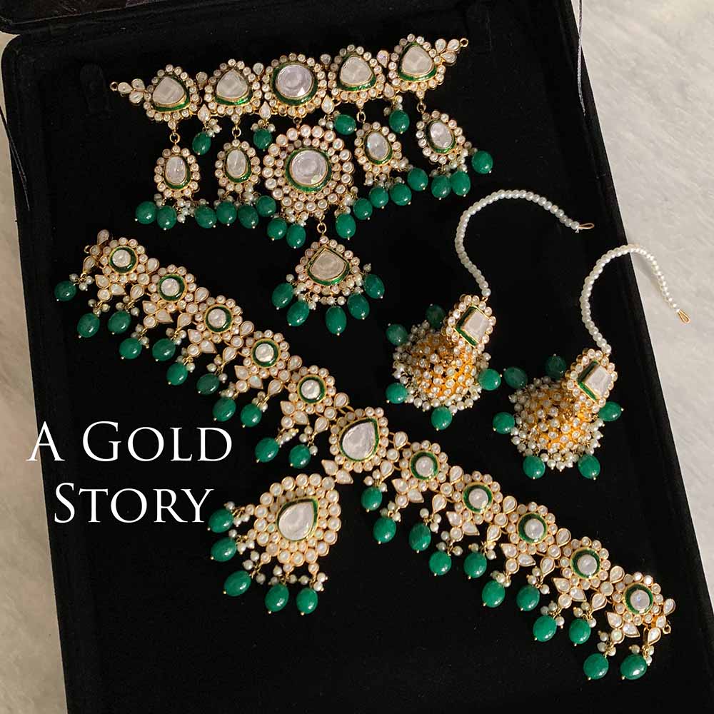 ZEENAT KUNDAN POLKI BRIDAL SET