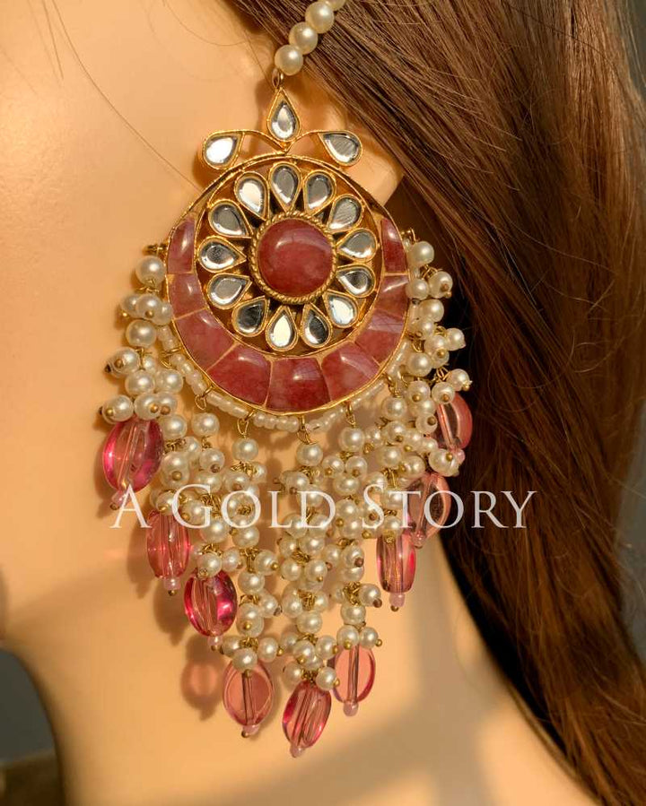 AMIRA EARRINGS PINK