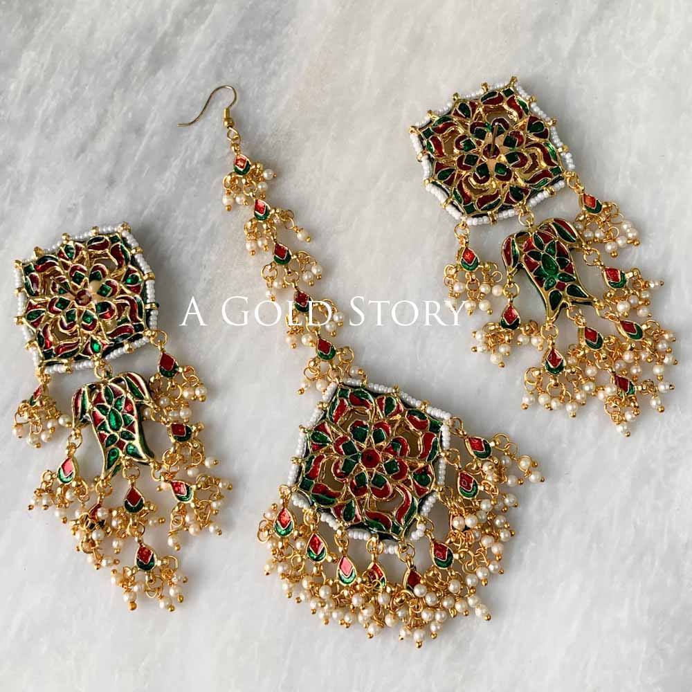 AZITA KUNDAN EARRINGS - A GOLD STORY