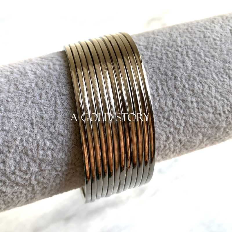 INDIAN METAL BANGLES SILVER