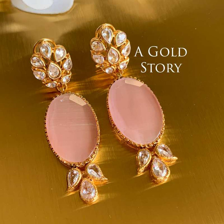ABRISHAM EARRINGS PINK