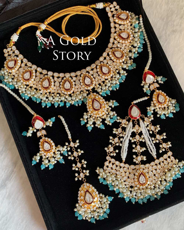 MAHI KUNDAN POLKI BRIDAL SET