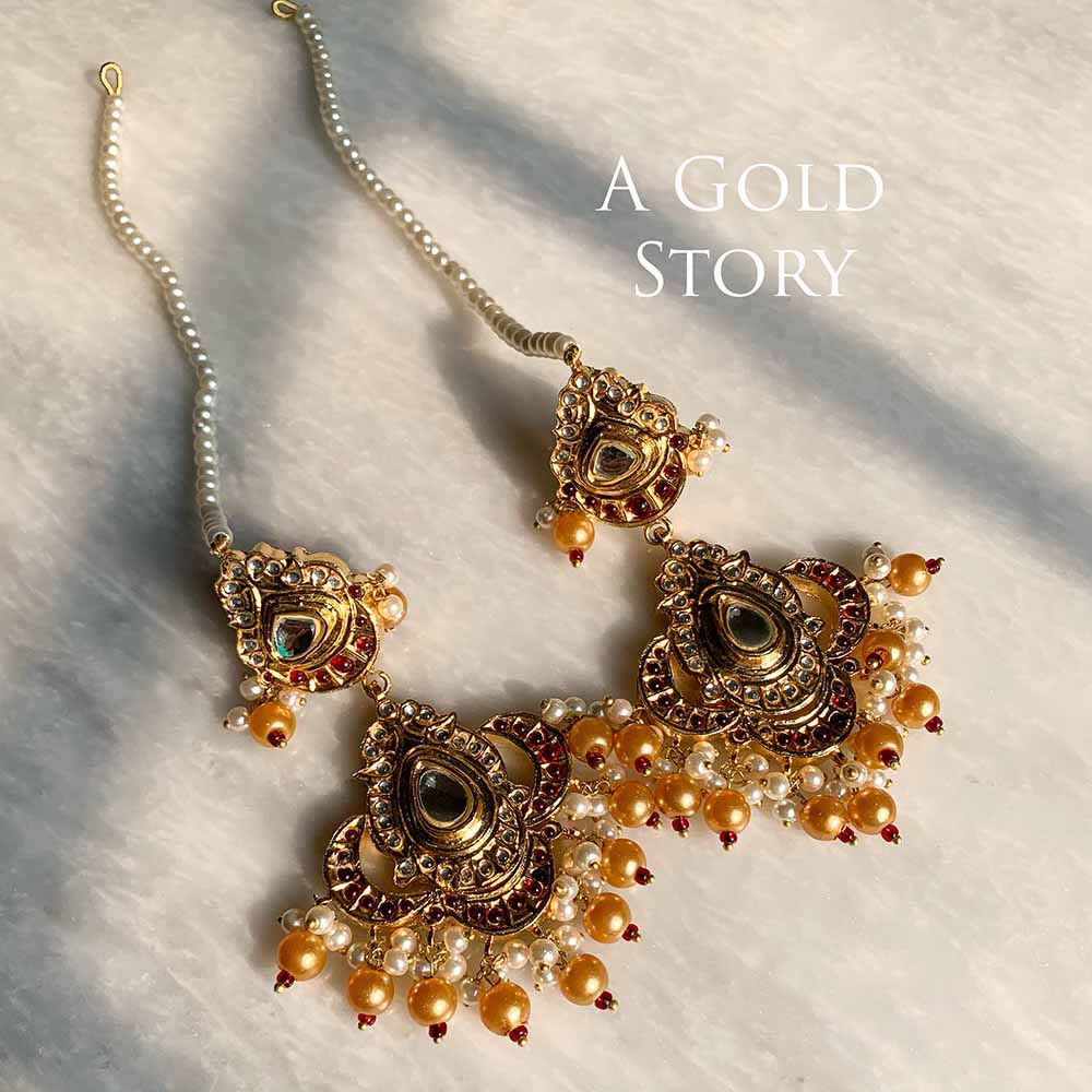 GULBADAN KUNDAN POLKI BRIDAL SET