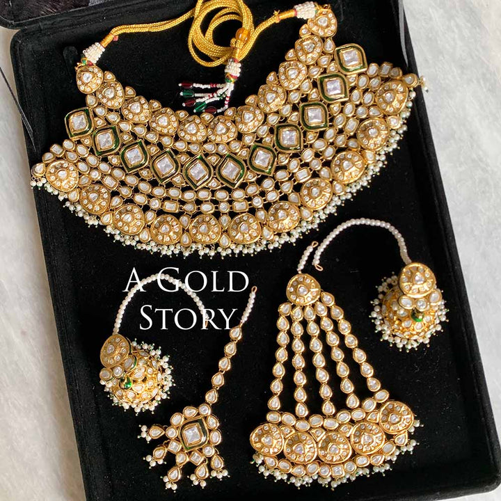 JASMINE KUNDAN POLKI BRIDAL SET