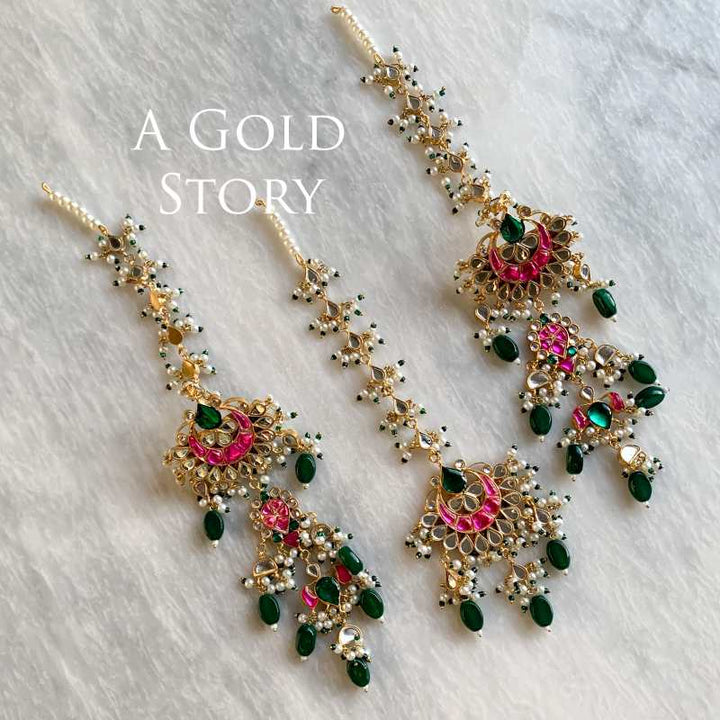WABISA EARRINGS AND TIKKA