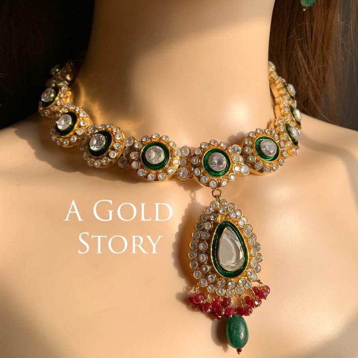 KHUSHBOO KUNDAN POLKI BRIDAL SET