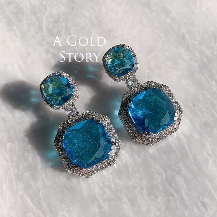 ADIMU EARRINGS OCEAN BLUE