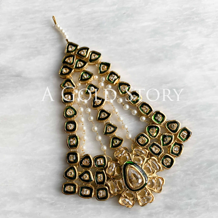 MALIKA JAHAN KUNDAN POLKI BRIDAL SET