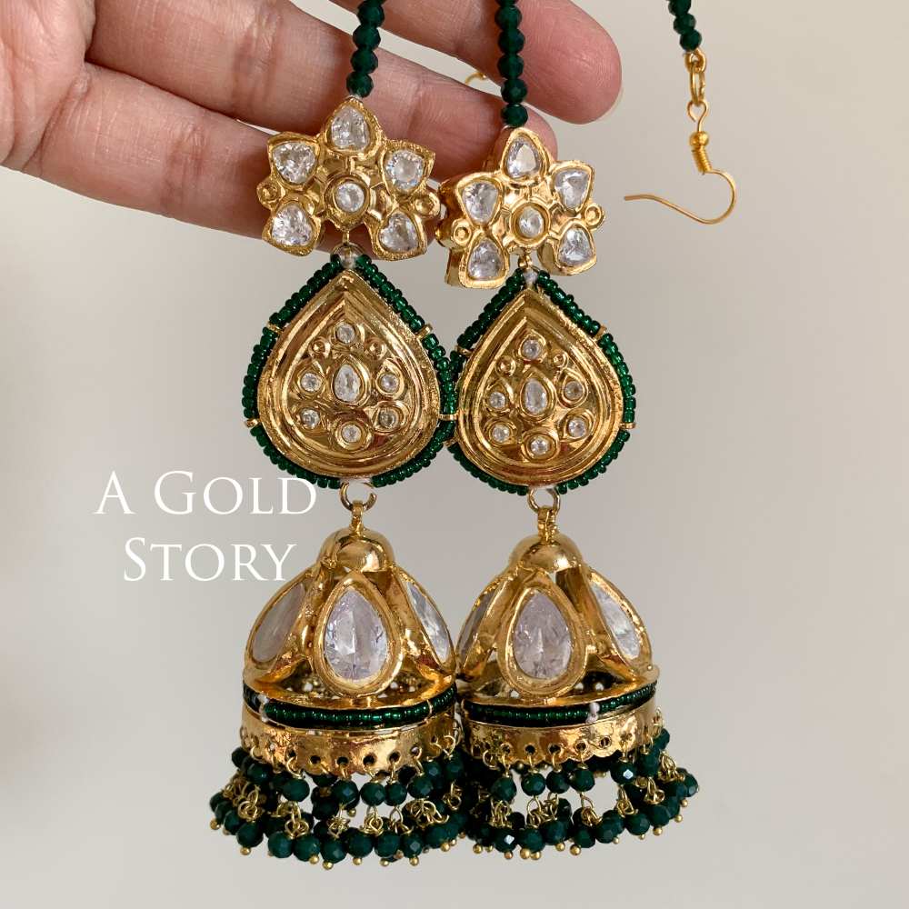 ABQURAH KUNDAN POLKI BRIDAL SET