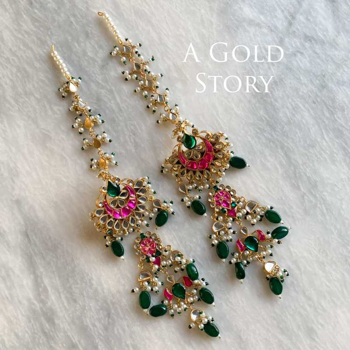 WABISA EARRINGS AND TIKKA