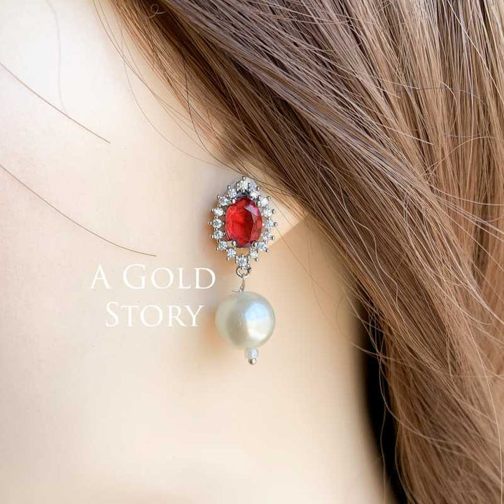 MELODY EARRINGS RED