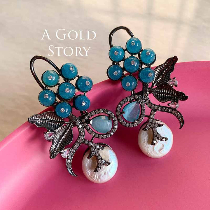 ISABELLA EARRINGS BLUE