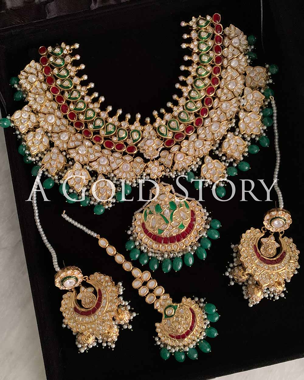 ARJUMAND KUNDAN POLKI BRIDAL SET