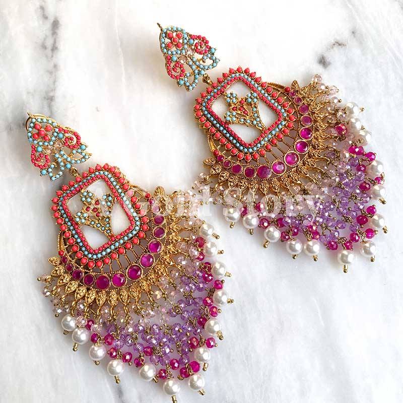 FRIDA EARRINGS MULTICOLOR - A GOLD STORY