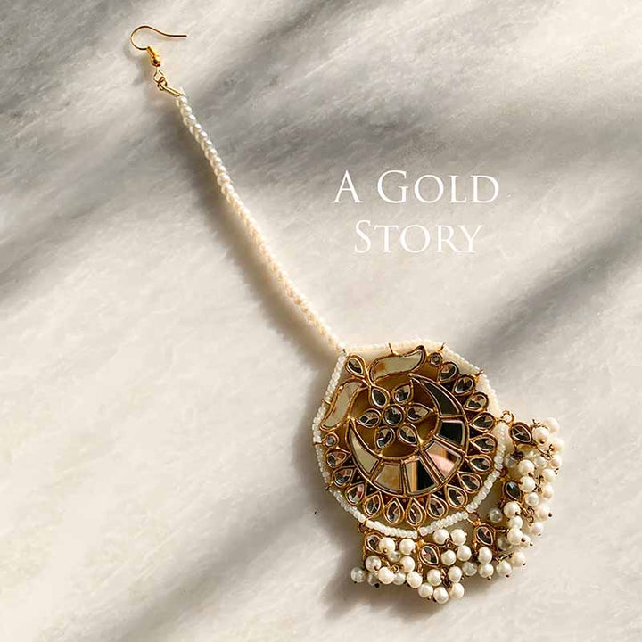 DARIA KUNDAN EARRINGS & TIKKA