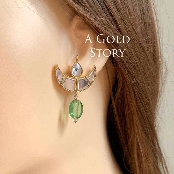 MERA CHAND EARRINGS MINT