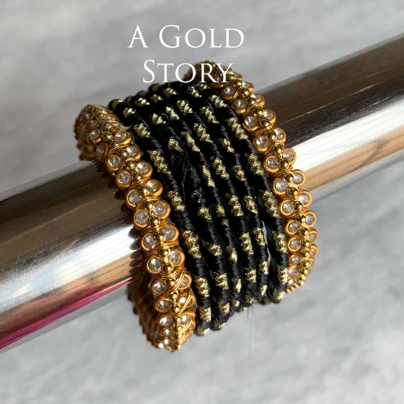 ALEENA BABY BANGLES BLACK