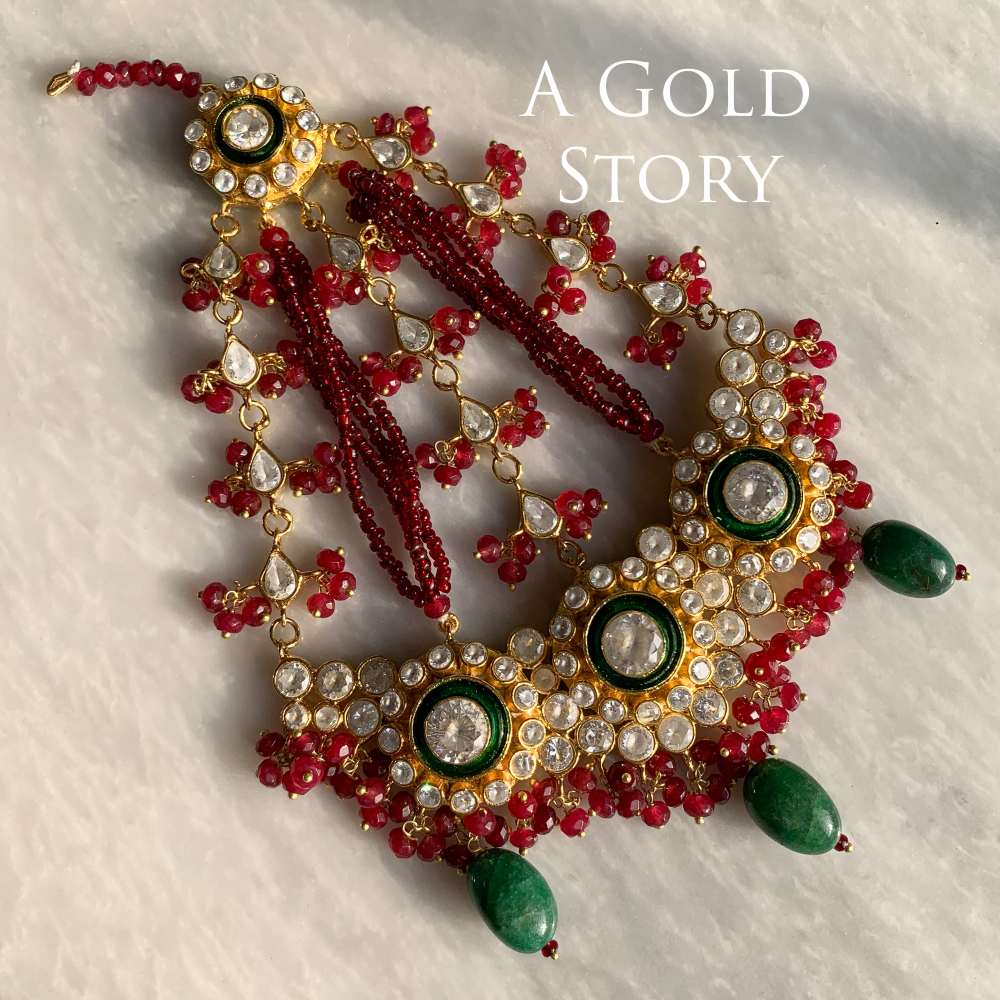 KHUSHBOO KUNDAN POLKI BRIDAL SET