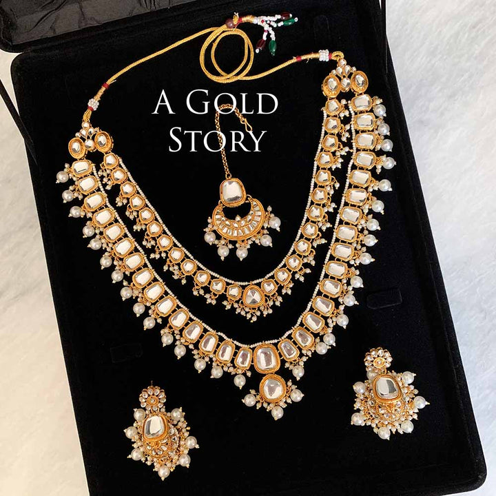 MEHAR MAALA SET PEARL