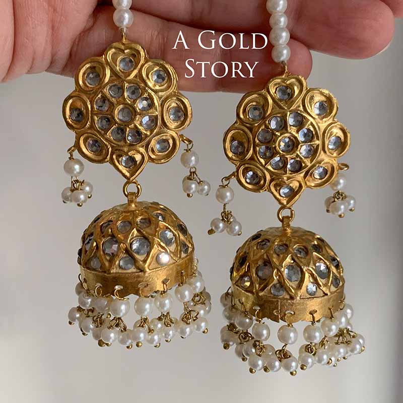 AABIS KUNDAN JHUMKAY