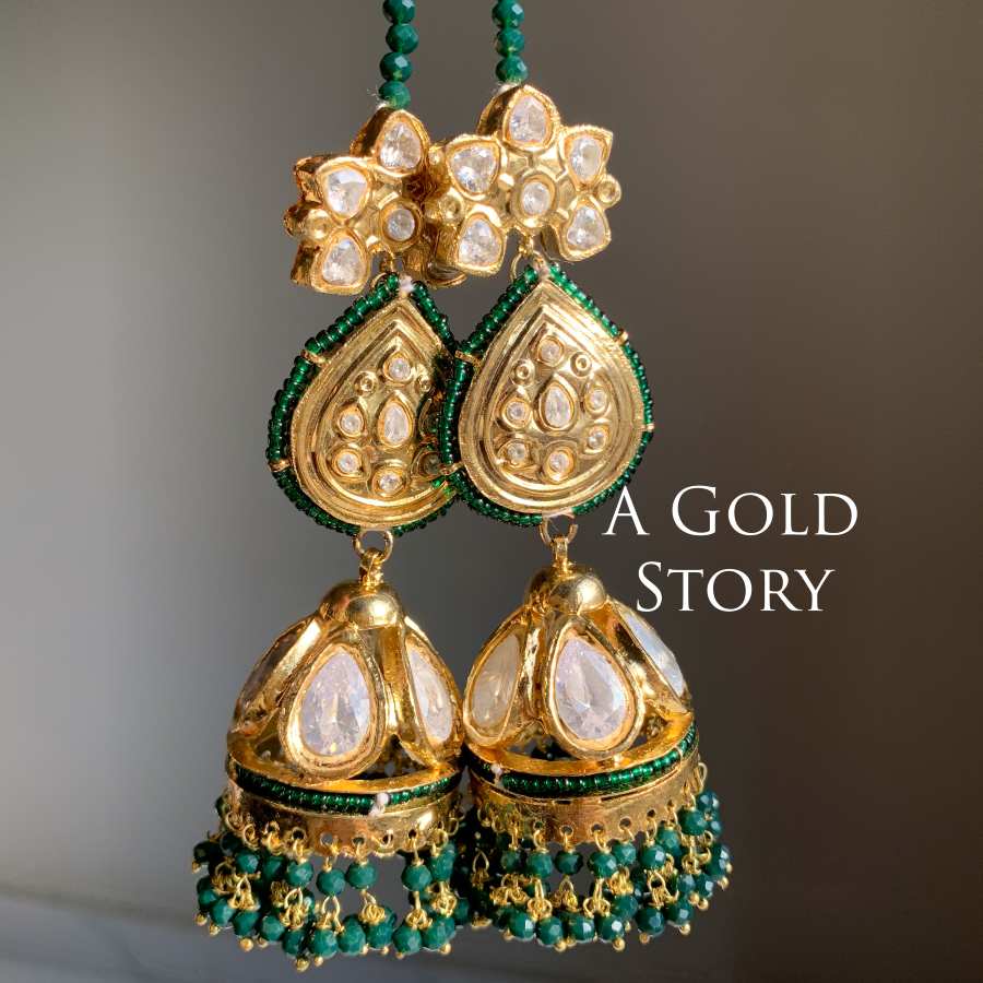 ABQURAH KUNDAN POLKI BRIDAL SET
